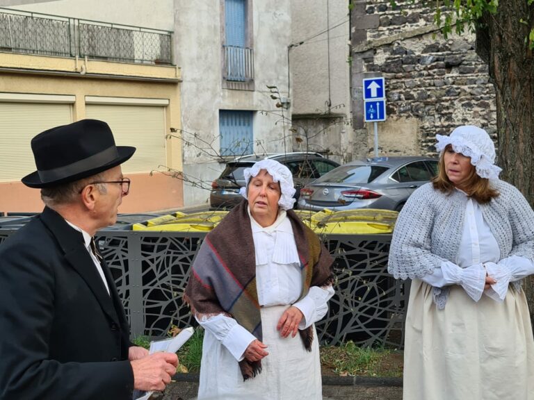 19 novembre 2022 Visite historique et théâtralisée du centre bourg d’Aubière